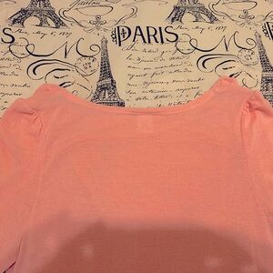 Dots Orange Cap Sleeve T-Shirt